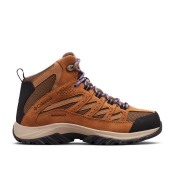 Dámské Turistické Boty Columbia Crestwood Mid Waterproof Fialové MHSQKG718